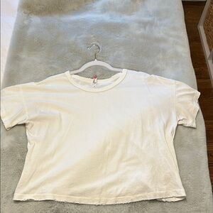White Short Sleeve Tee Top